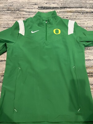 Nike Oregon Ducks Team Lightweight Short Sleeve Coaches Jacket 