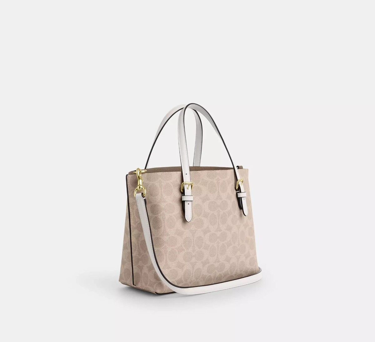 NWT Coach Mollie Tote Bag 25 In Signature Canvas CV965