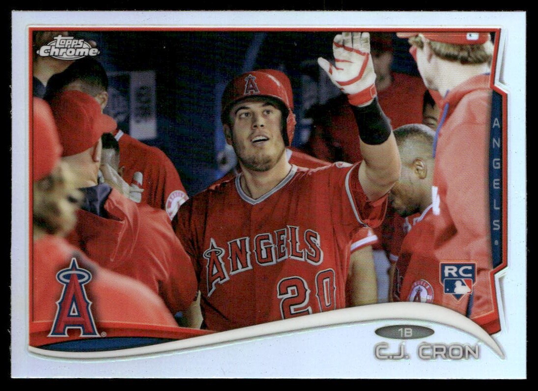 C.J. Cron 2014 Topps Chrome Refractors #151 - Los Angeles Angels