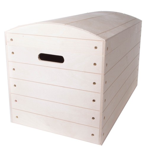Selection of Wooden Chest Storage Boxes / Plain Wood / Small & Large Trunk Box - Picture 132 of 135