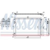 Kondensator Klimaanlage Mit Trockner FüR Fiat 500 C 312_