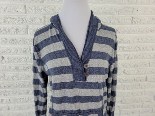 Sudadera para mujer Style & Co extra grande XL con capucha cuello ligero gris a rayas - Imagen 3 de 8