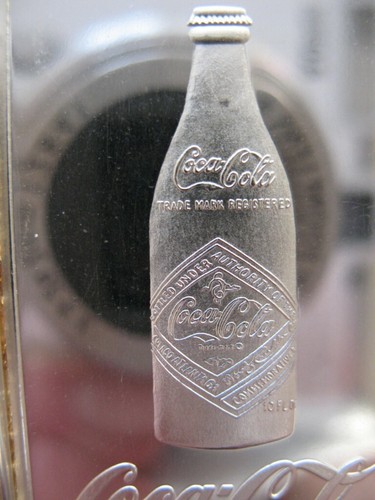 1-OZ..SILVER .999 RARE (CAMPBELLSVILLE KY.) COCA COLA 75TH ANNIVERSARY BAR+GOLD - Picture 3 of 10