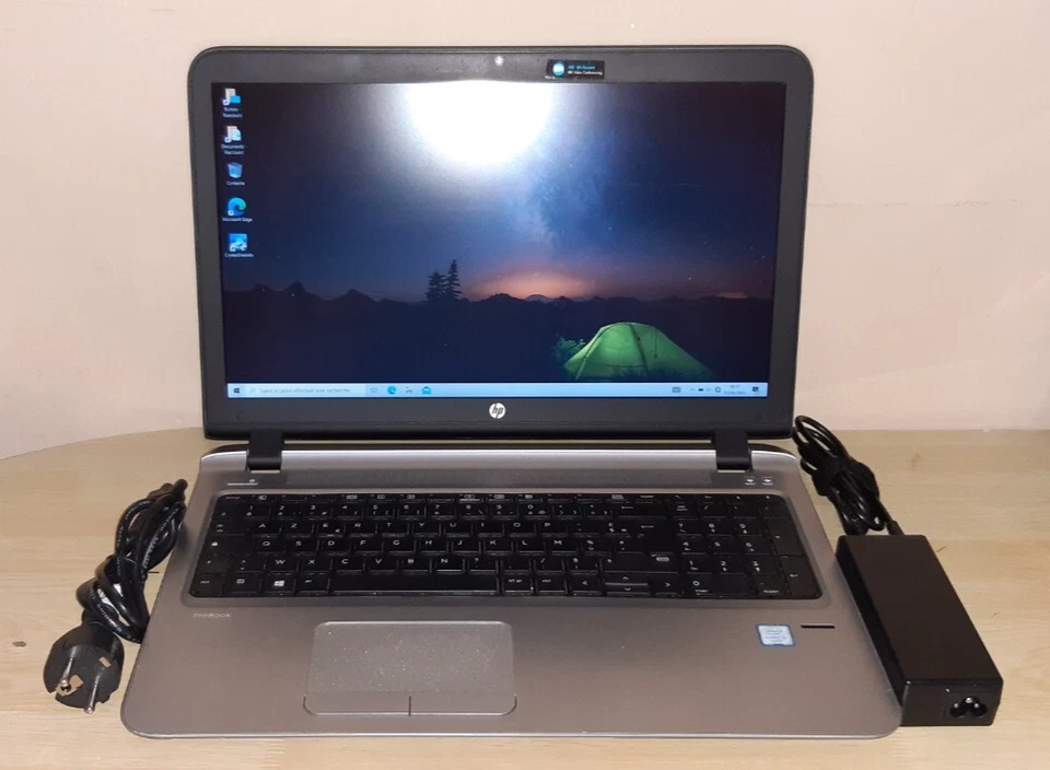 PC PRO HP PROBOOK 450 G3 Core i5 @ 6Th Gen 15.6 WINDOWS10+OFFICE BATTERIE3H00 - Photo 2/4