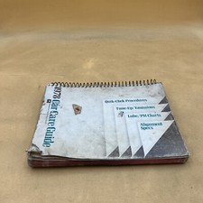 1978 GOUSHA CHECK CHART CAR CARE GUIDE MAINTENANCE TUNE UP SPECS MANUAL BOOK