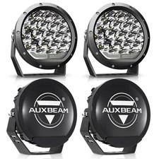 AUXBEAM 7"inch 178W LED Work Light Bar Pods Driving Lamps  Black Cover Shield
