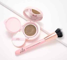 Mally Flawless Finish Foundation with Brush-Tan-NEW-A626360