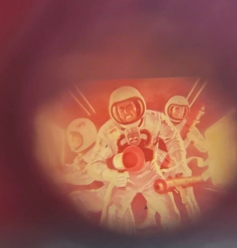 Imagen de vehículo espacial vintage Hot Wheels 1978 Scene Machines interior rojo Mattel - Imagen 8 de 8
