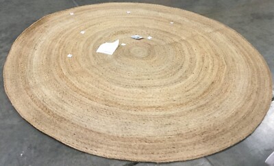 NATURAL 10' X 10' Round Broken Thread Rug, Reduced Price 1172653343 NFB249A-10R