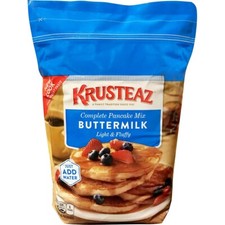 Krusteaz Complete Buttermilk Pancake Mix Light  Fluffy Just add Water 10 lb Bag