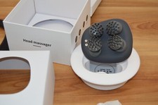 Head / Scalp Massager with 4 Soft Silicone Massage Heads Rechargeable