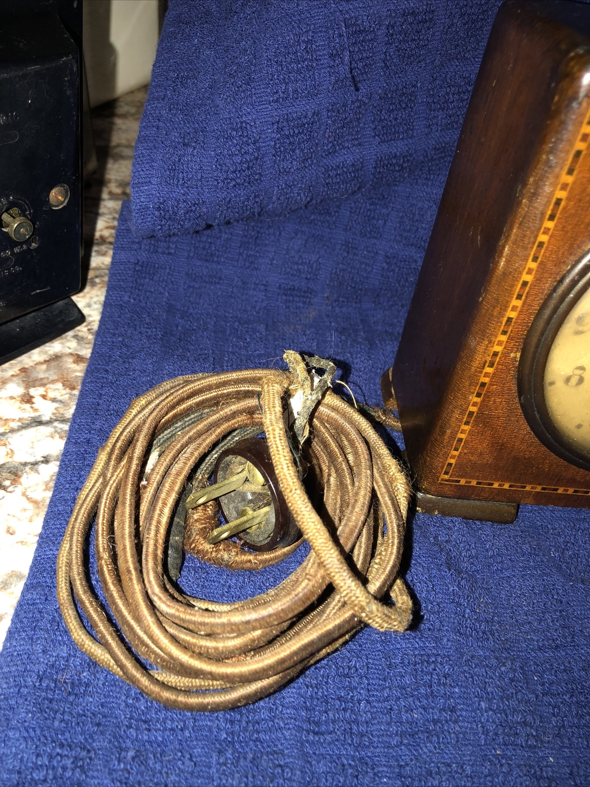 Vintage General Electric TELECHRON Clock Model WARREN TELECHRON CO Needs Cord eBay