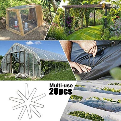 Tent Pegs U Shaped Gazebo Grass Ground 