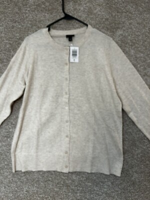 Torrid Ultra Soft Heather Oatmeal Button Front Cardigan Sweater Size M/L  (00)