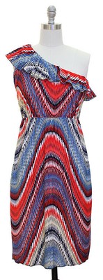 Low Price NWT Womens Jon Anna Ruffle One Shoulder Dress Red Size L Low Price NWT Womens Jon Anna Ruffle One Shoulder Dress Red Size L