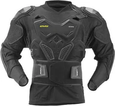 EVS G7 Ballistic Jersey CE Certified Back and Chest Protection; Black