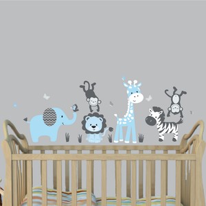 jungle animal wall stickers nursery