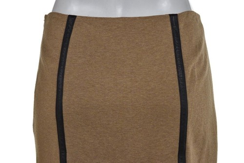 Trina Turk Womens Skirt Size 6 Beige Black Pencil Above Knee Casual - Picture 3 of 5