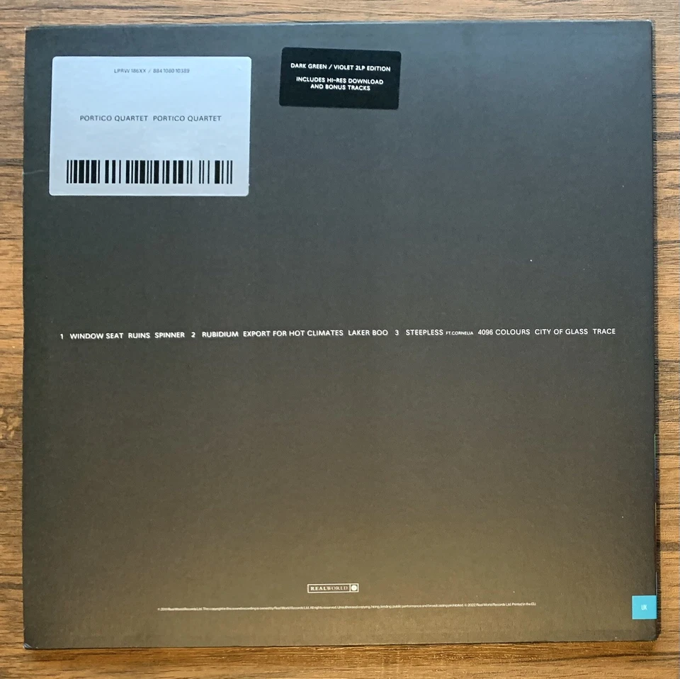 Portico Quartet  Portico Quartet Violet & Dark Green Vinyl Double LP Etched 2022 - Image 2 of 4