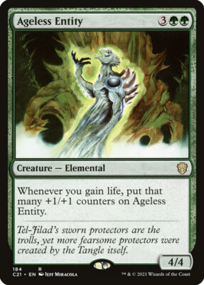 Magic MTG Tradingcard Commander 2021 Ageless Entity 184/409