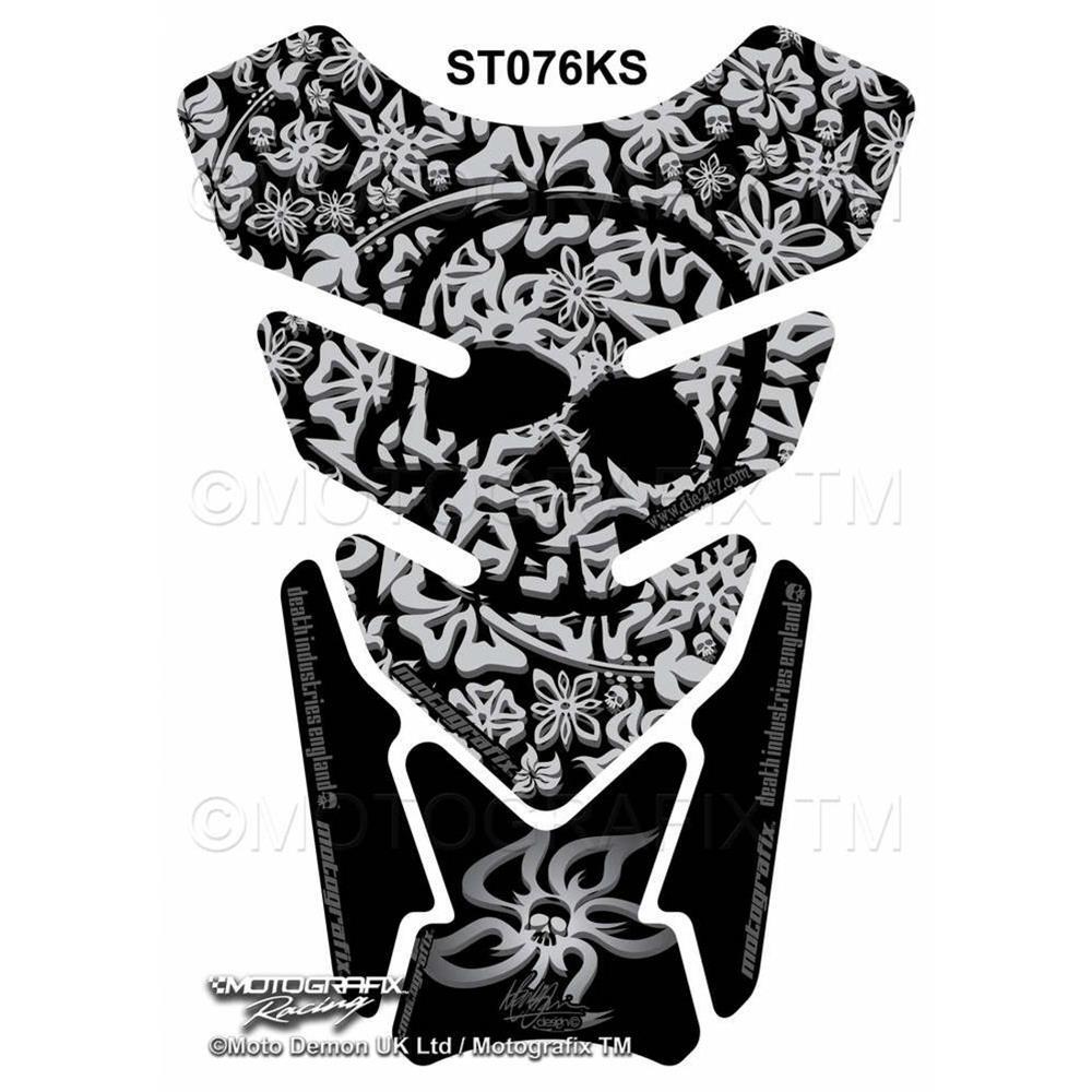 Yana Shiki Tankpad Kanada Ripping Skull - Motorrad Tank Schutz | UV-beständig Mit Starkem Halt