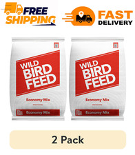  2 pack Economy Mix Wild Bird Feed, Value Bird Seed Blend, Dry, 20 lb. Bag