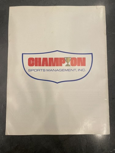 1983 Larry Holmes vs Marvis Frazier Heavyweight Boxing Program Caesar Palace - Picture 6 of 6