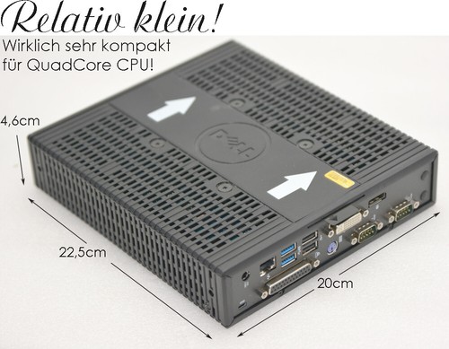 Mini Computer Dell Quadcore CPU 64-Bit SSD LPT Parallel RS-232 Serial USB V290 - Picture 4 of 6