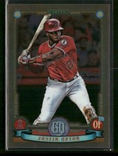 2019 Topps Gypsy Queen #36 Justin Upton Chrome Box Topper