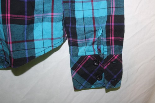 LOT of 3 ECKO RED & SWEET LOVE Women's M Plaid Long Sleeve Shirts Y2K - Picture 14 of 18