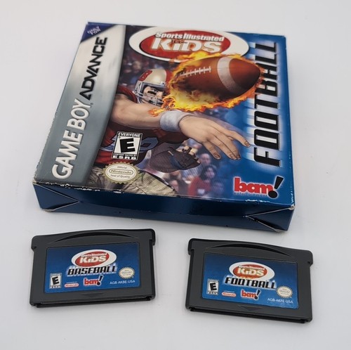Sports Illustrated For Kids Football & Baseball Game Boy Advance Gameboy GBA Box - Picture 8 of 8