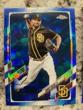 2021 TOPPS CHROME SAPPHIRE BASE CARD SAN DIEGO PADRES KIRBY YATES #267