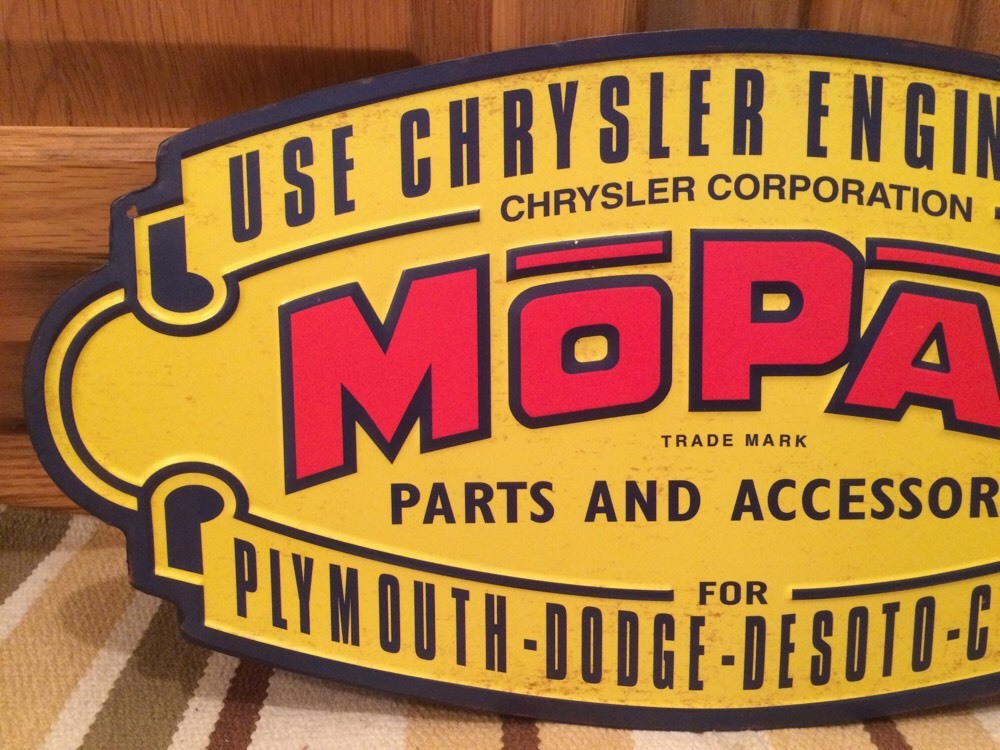 Mopar Chrysler Vintage Style Retro Metal Tin Plymouth Dodge Garage