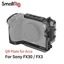 SmallRig Cage for Sony FX30 / FX3 Cold Shoe Arca-Swiss Quick Release Plate 4183