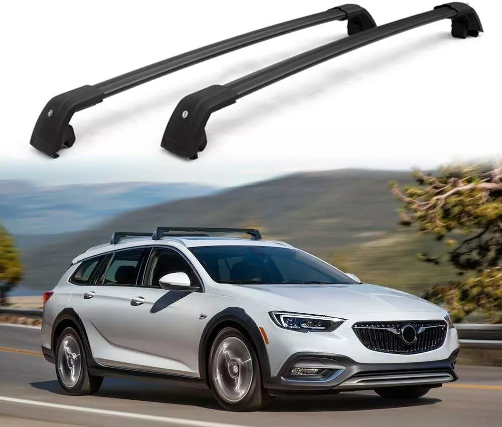 2Pcs Roof Rail Racks Cross Bars Crossbar Fit for Buick Enclave 2018 2019 2020