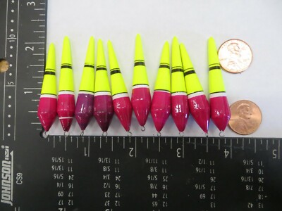 10 NEW WOOD SLIP FLOATS / BOBBERS PANFISH ICE FISHING NO FREEZE UP ON LINE B211