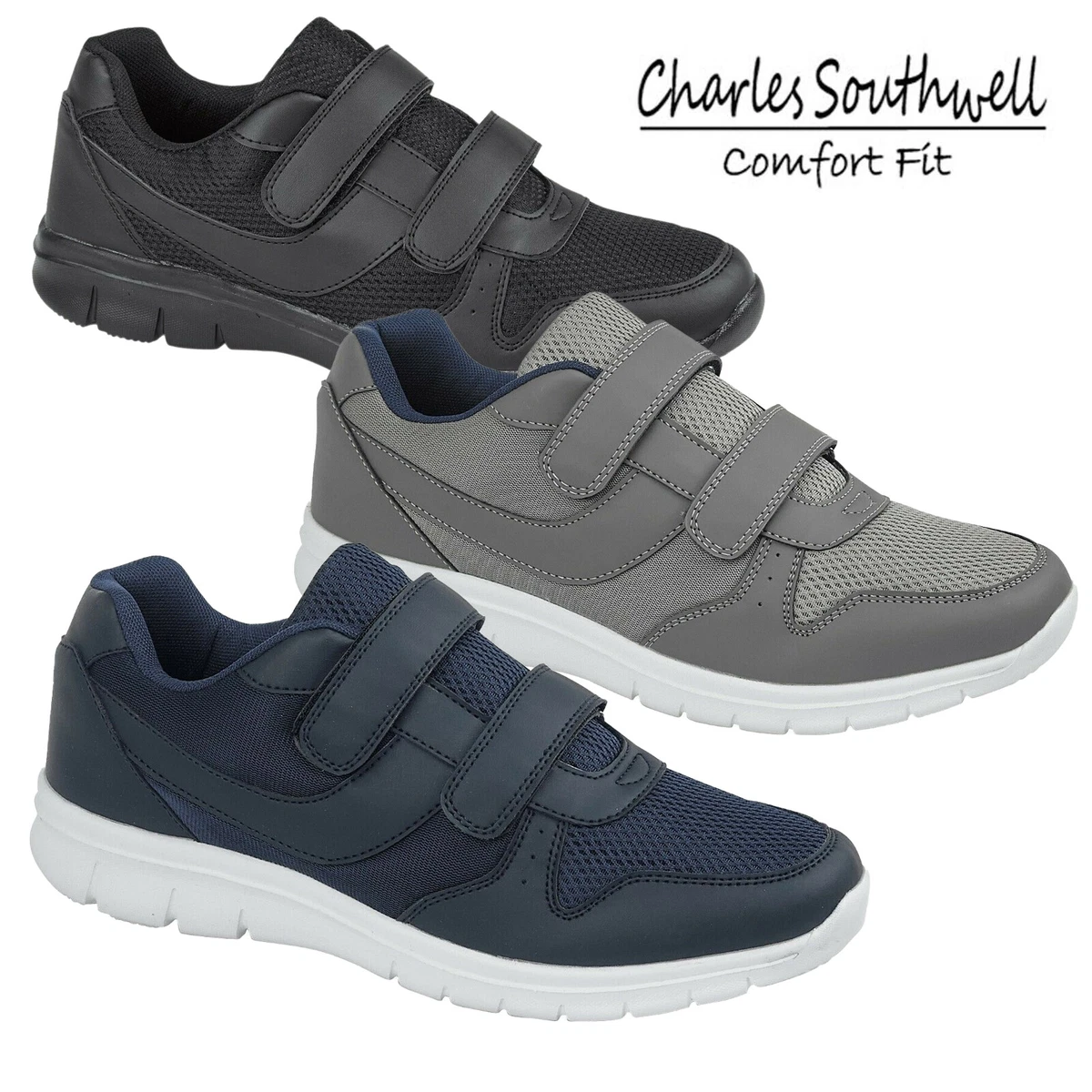 Men's athletic shoes with velcro cheap closures