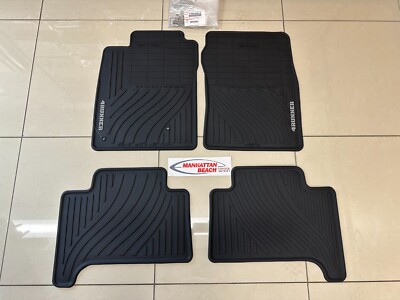 2003-2009 4RUNNER ALL WEATHER RUBBER FLOOR MATS 4PC SET GENUINE PT908-89090-20
