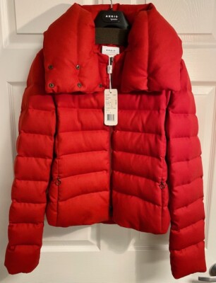 AKRIS PUNTO WOOL PUFFER COAT SIZE 8 -  WOMEN'S NWT $1,690 MSRP - WATER REPELLENT