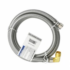 Thrifco 4401454 3/8" Comp x 3/8" Comp x 6" Long Stainless Steel Faucet Riser