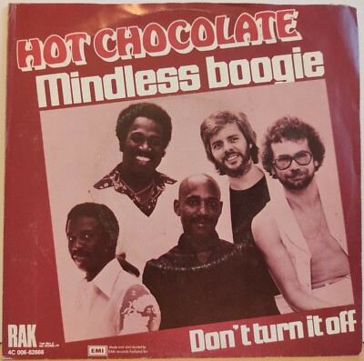Vinyl 45T 7'' SP - Hot Chocolate - Mindless Boogie - RAK - 4C 006-62666