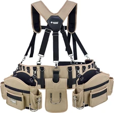 Professional Tool Belt - Comfort Rig Tan & Black