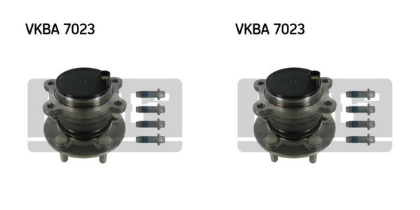 SKF 2X Radnabe Radlagersatz Hinterachse Rechts Links FüR Ford Kuga II DM2 DFK-image