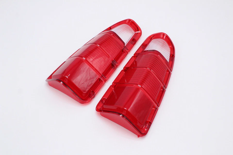 Tail Light Lens Only Pair LH RH For 1972-1980 Dodge Truck / Plymouth Power Wagon Foto 2 de 4