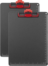 Clipboards with Pen Holder A4 Size 12.5x9 Inch Aluminum Protection Edge Clip ...