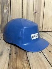 Blue Vtg E.D Bullard MK 2 Hard Boiled Bump Cap Hat USA 6 5/8-7 5/8 W Suspension