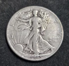 1945 Walking Liberty Half Dollar 90% Silver Classic US Coin Problem Free NR