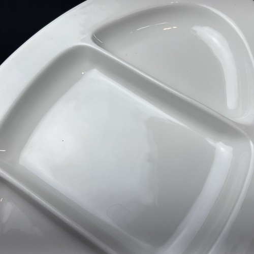 Bandeja de plato seccionada dividida blanca para artículos de restaurante Plankenhammer Floss Bavaria - Imagen 3 de 6