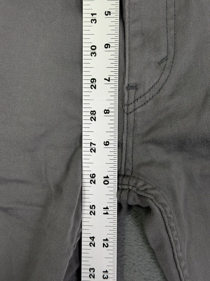 Pantalones de mezclilla Levis para hombre 32x32 gris 512 ajustados cónicos tiro medio elásticos ropa de trabajo Foto 4 de 4