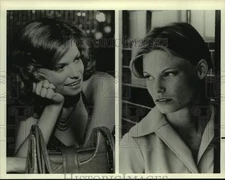 Press Photo Actress Kay Lenz in double closeup portrait - sap20142